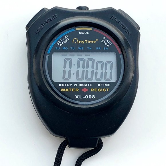 Water-Resistant Battery-Operated Stopwatch XL-008 - Picture 4 of 14
